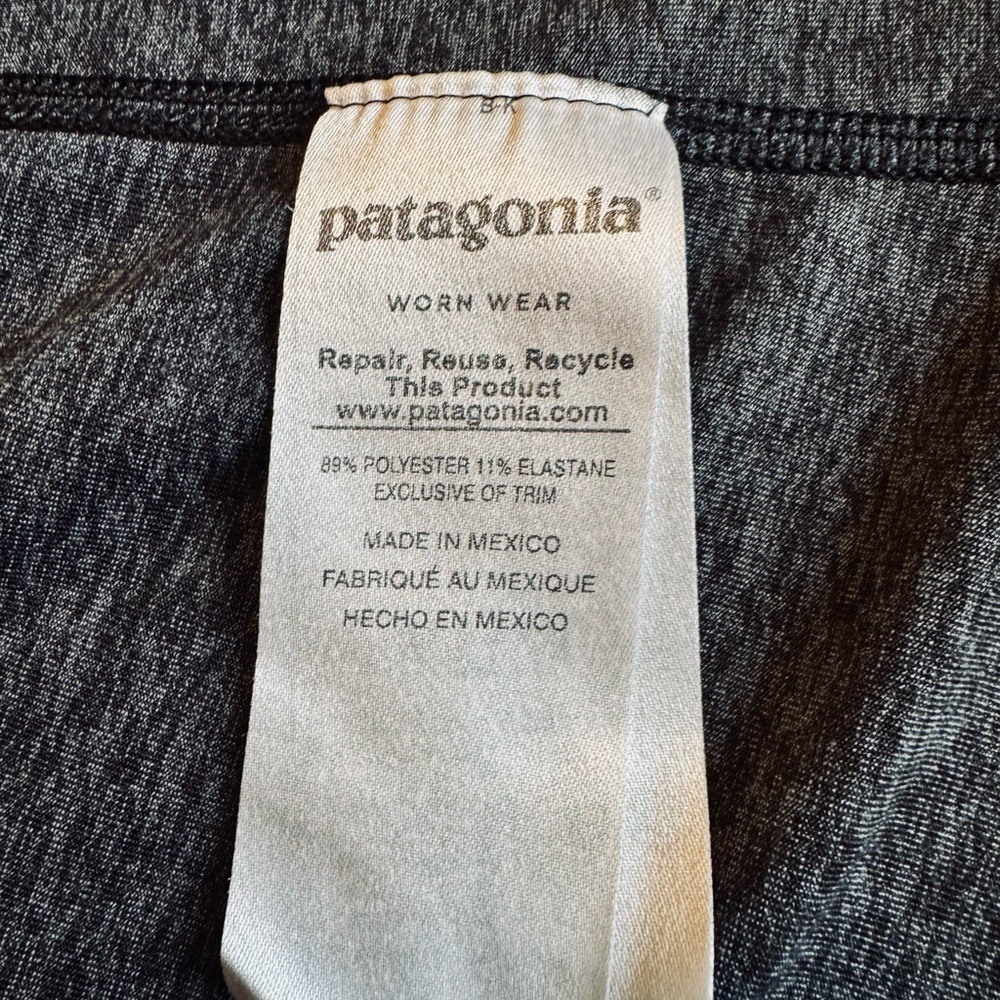 Patagonia Athletic Skirt Gray Performance Fabric - Picture 4 of 4
